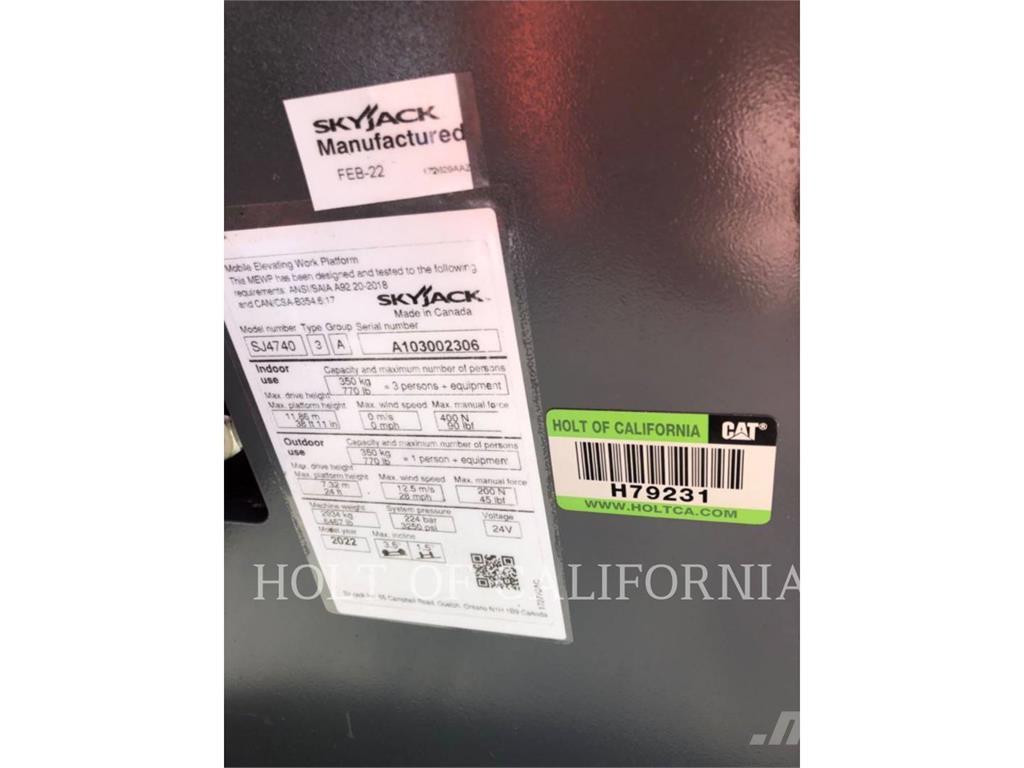 Skyjack SCISSOR40E Saxlifte