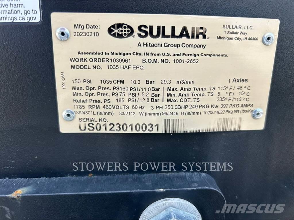 Sullair E1035HAF Adsorptionstørrer