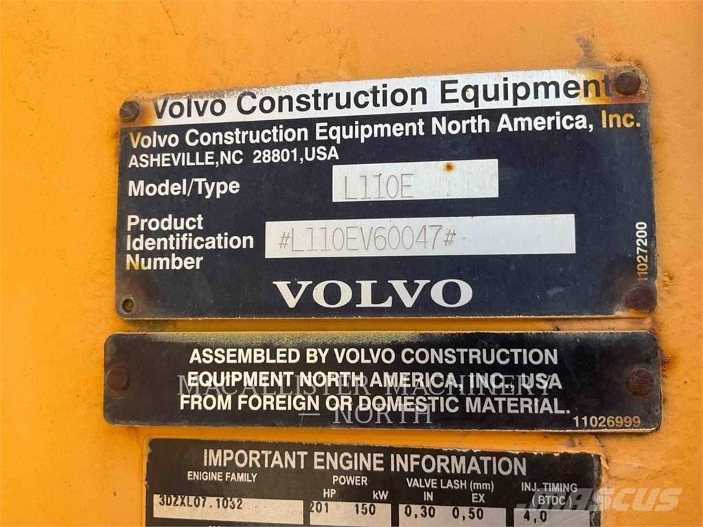 Volvo L110E Læssemaskiner på hjul