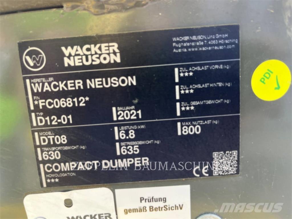 Wacker DT08 Terrængående lastbiler