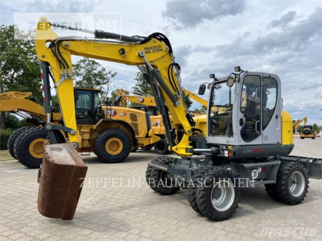 Wacker EW100 Gravemaskiner på hjul