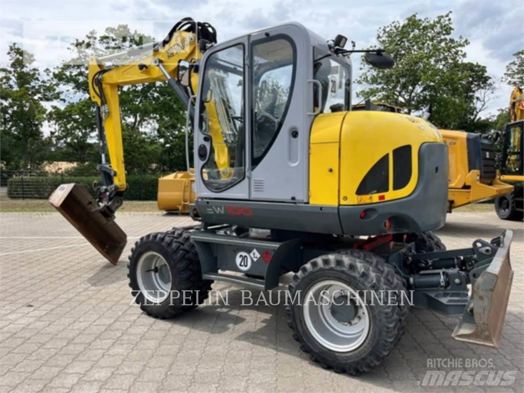 Wacker EW100 Gravemaskiner på hjul