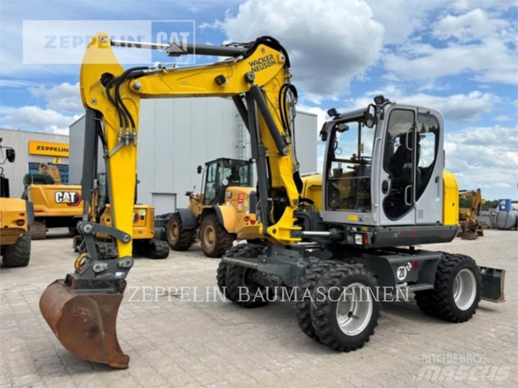 Wacker EW100 Gravemaskiner på hjul