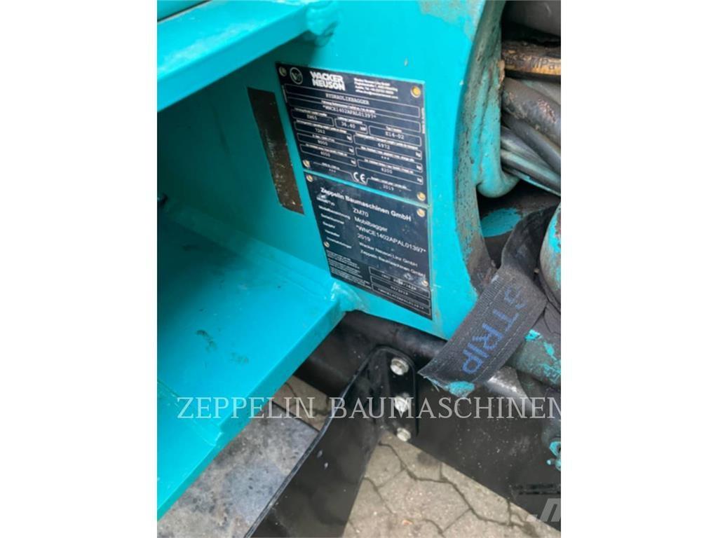 Wacker ZM70 Gravemaskiner på hjul