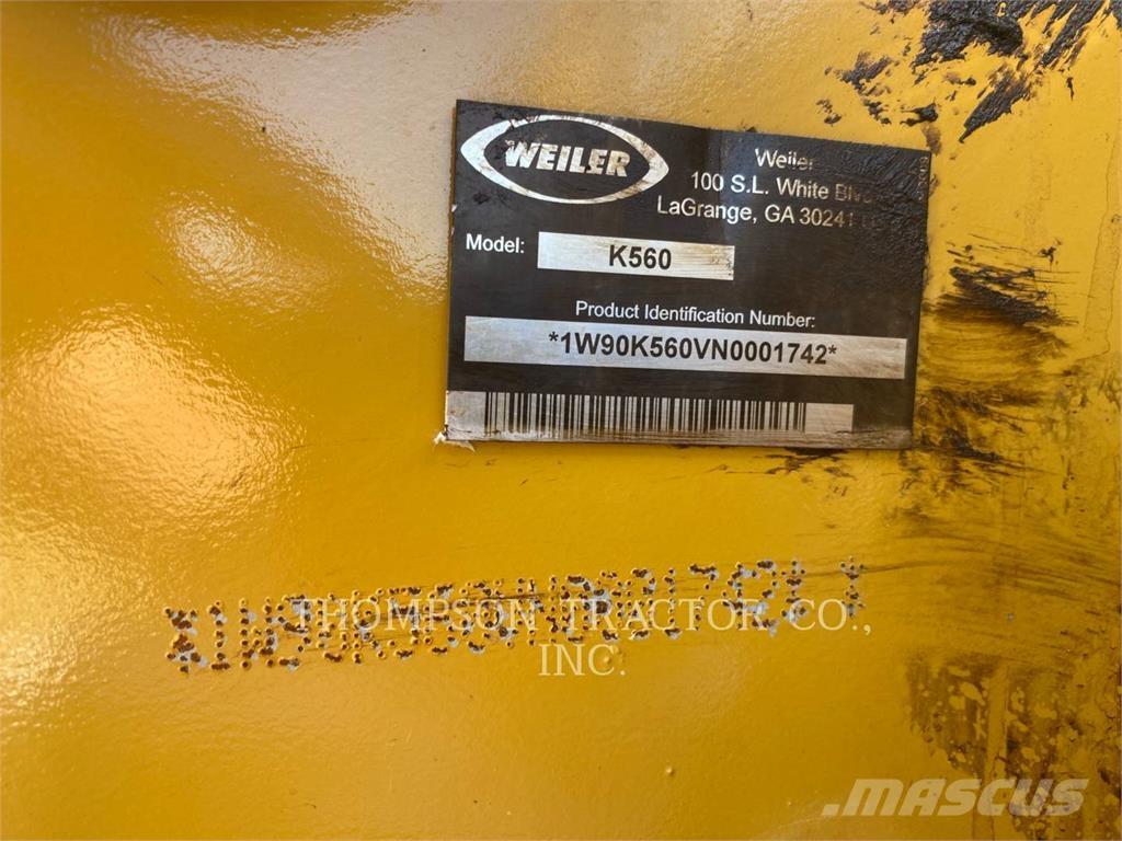 Weiler K560FV Knuckleboom læssere