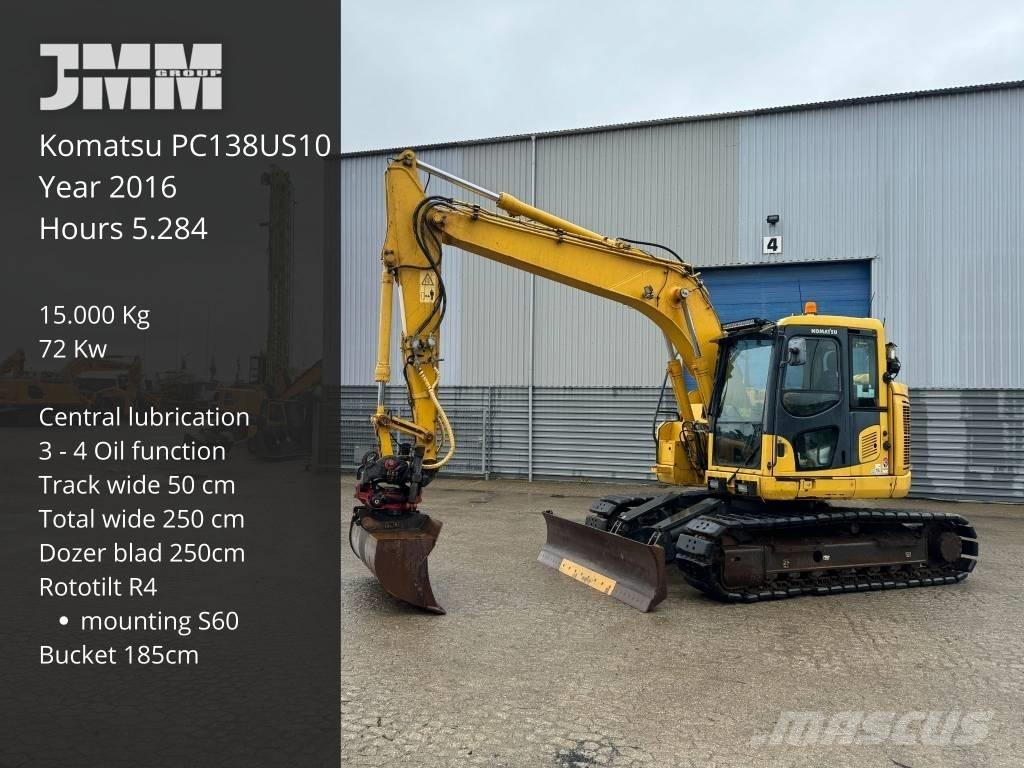 Komatsu PC 138 US-10 Gravemaskiner på larvebånd
