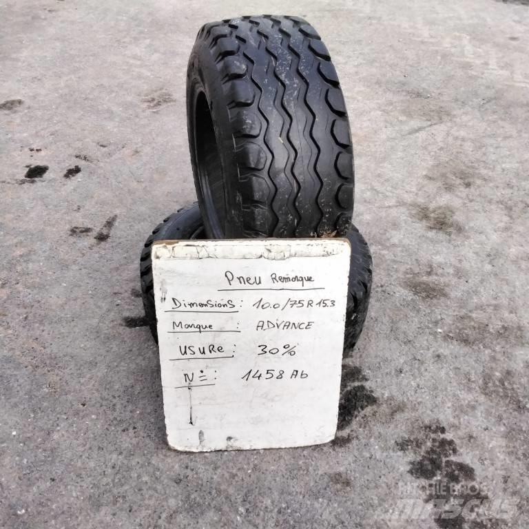 Advance 10.0/75R15.3 Hjul, Dæk og Fælge