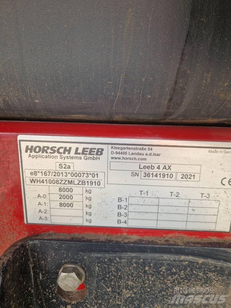 Horsch Leeb 4 AX Trailersprøjter