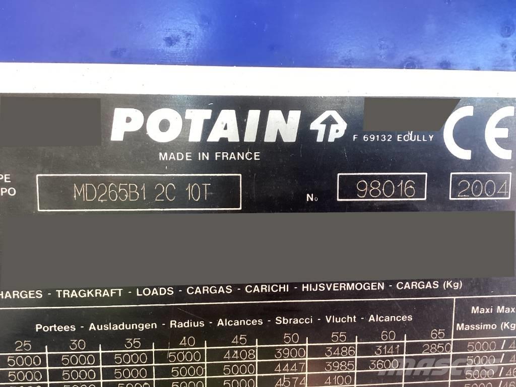 Potain MD265B1-J10 Tårn kraner