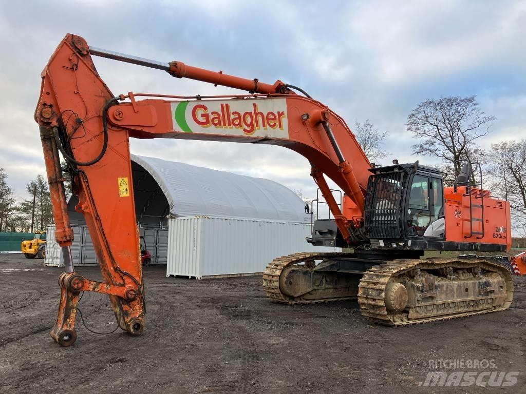 Hitachi ZX670LCH-5B Gravemaskiner på larvebånd