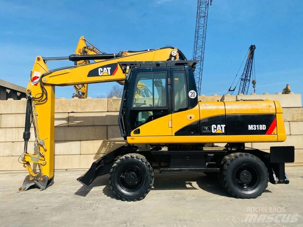CAT M 318 D Gravemaskiner på hjul