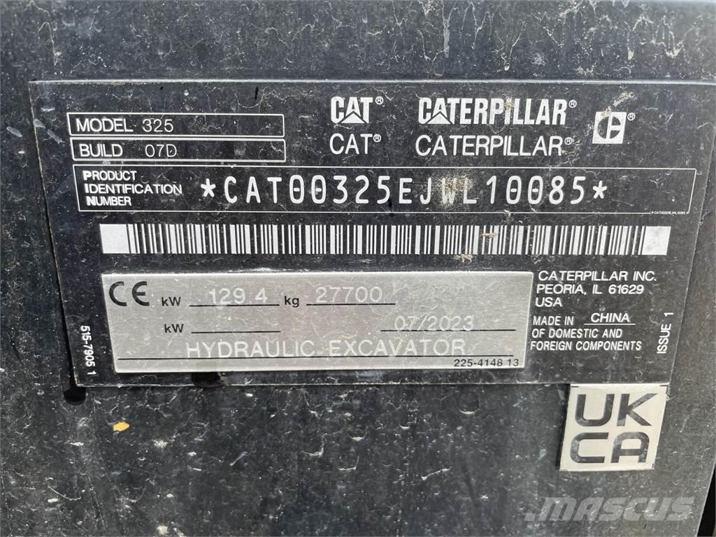 CAT 325 Gravemaskiner på larvebånd