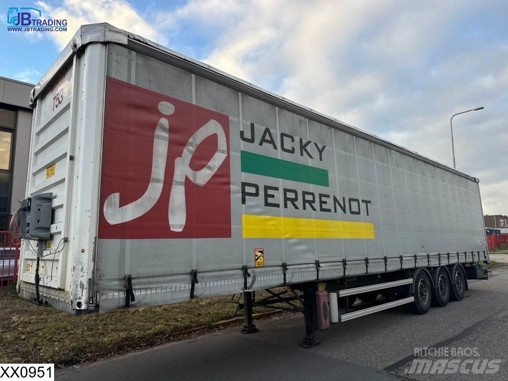 Fruehauf Tautliner Semi-trailer med Gardinsider