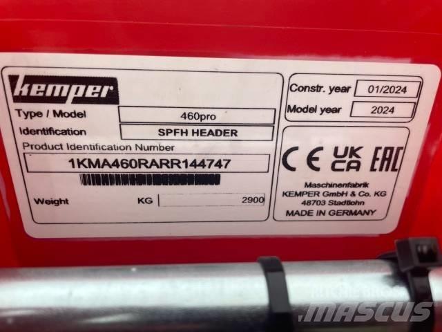 Kemper M 460 Pro Tilbehør til mejetærskere