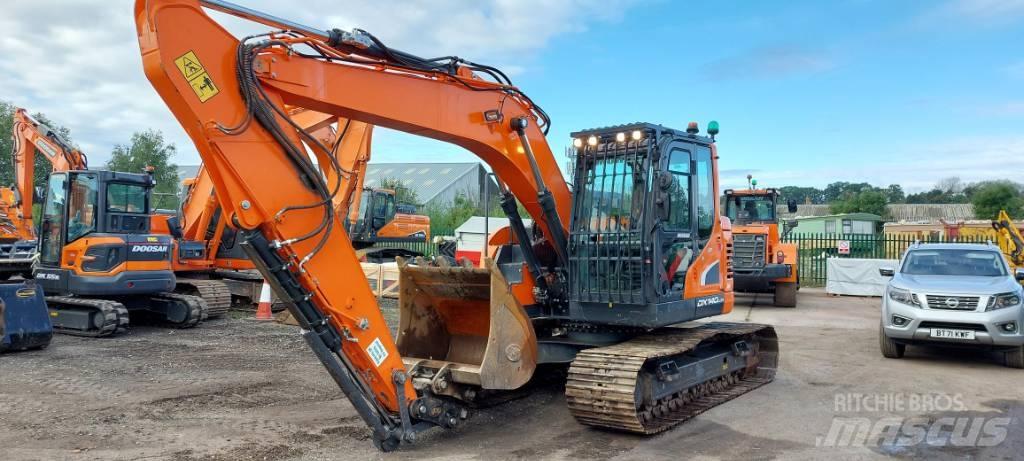 Doosan DX140LCR-5 Gravemaskiner på larvebånd