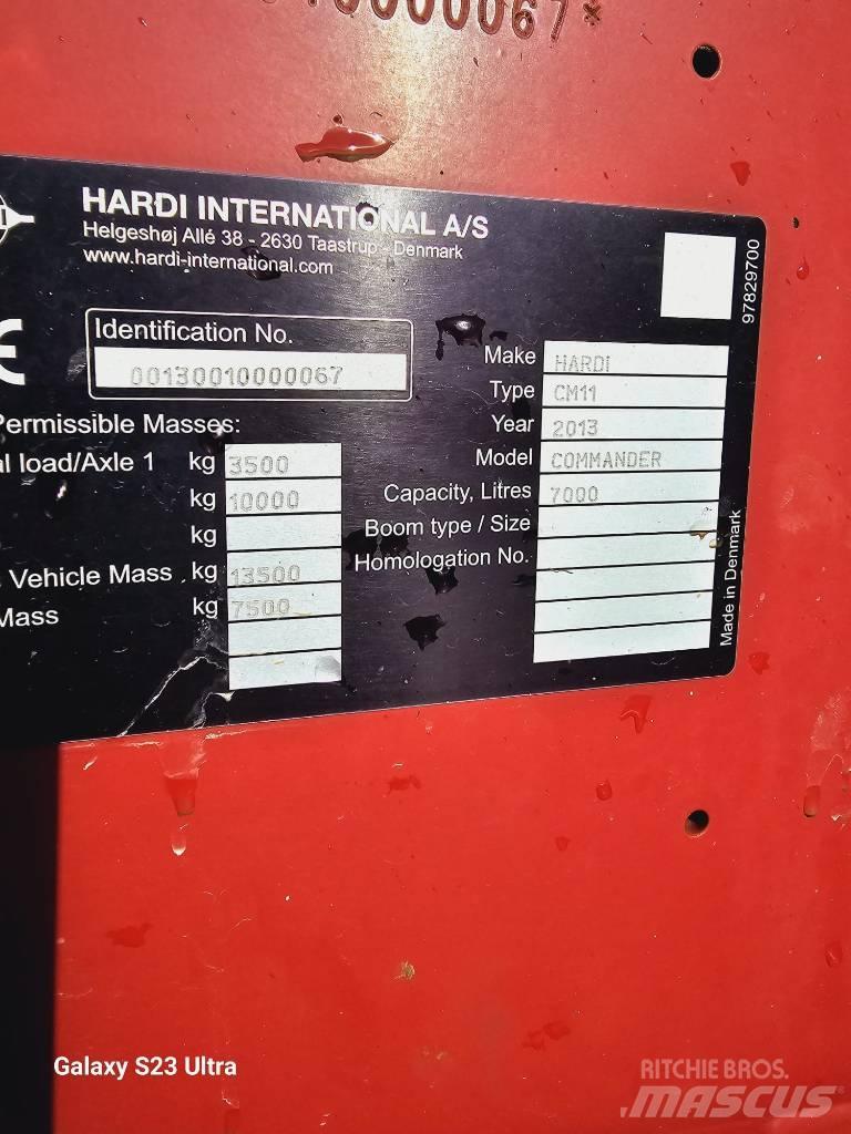 Hardi Commander 7000 Trailersprøjter