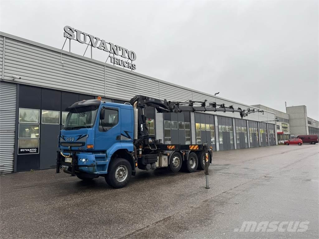 Sisu E11M Lastbil med kran