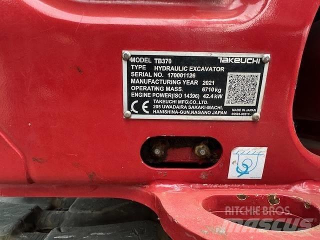 Takeuchi TB 370 Midi-gravemaskiner 7t - 12t