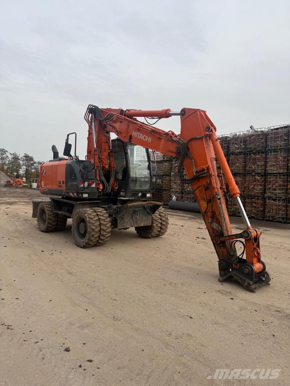 Hitachi ZX 190W-5B Gravemaskiner på hjul