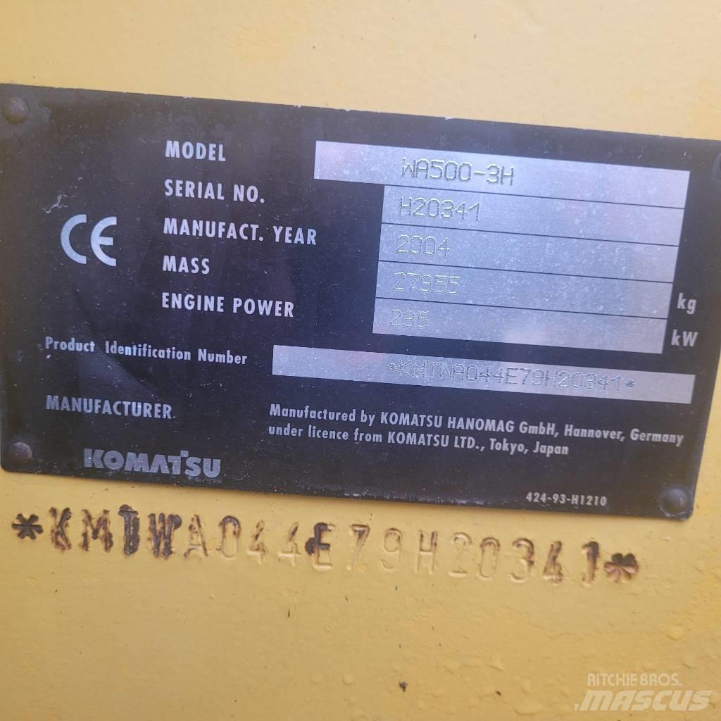 Komatsu WA500 Læssemaskiner på hjul