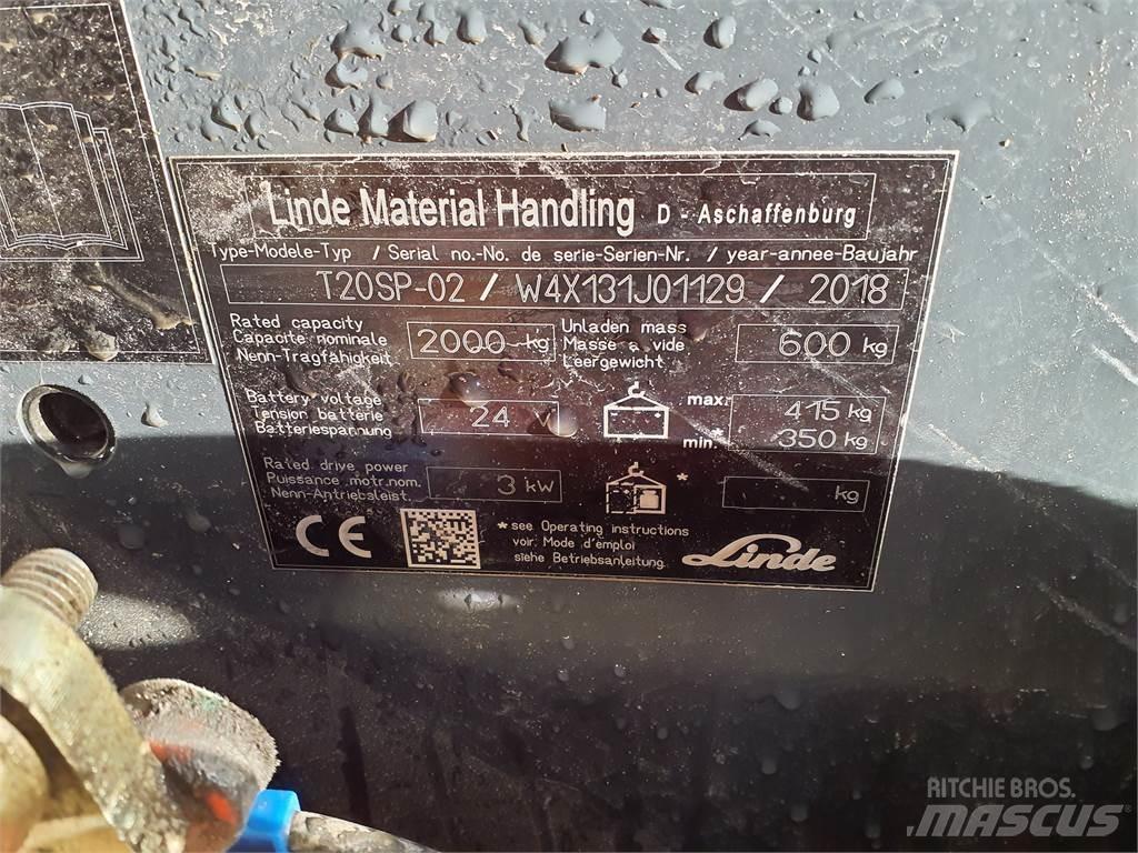 Linde T20SP kurz El-palleløftere