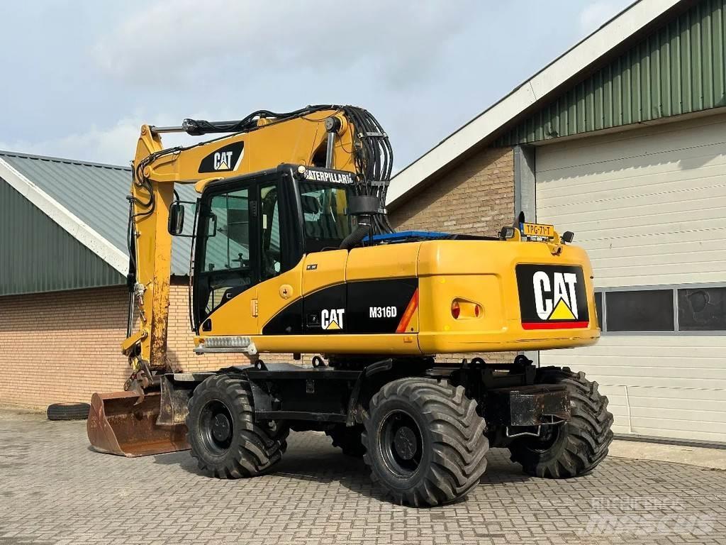 CAT M316D Gravemaskiner på hjul