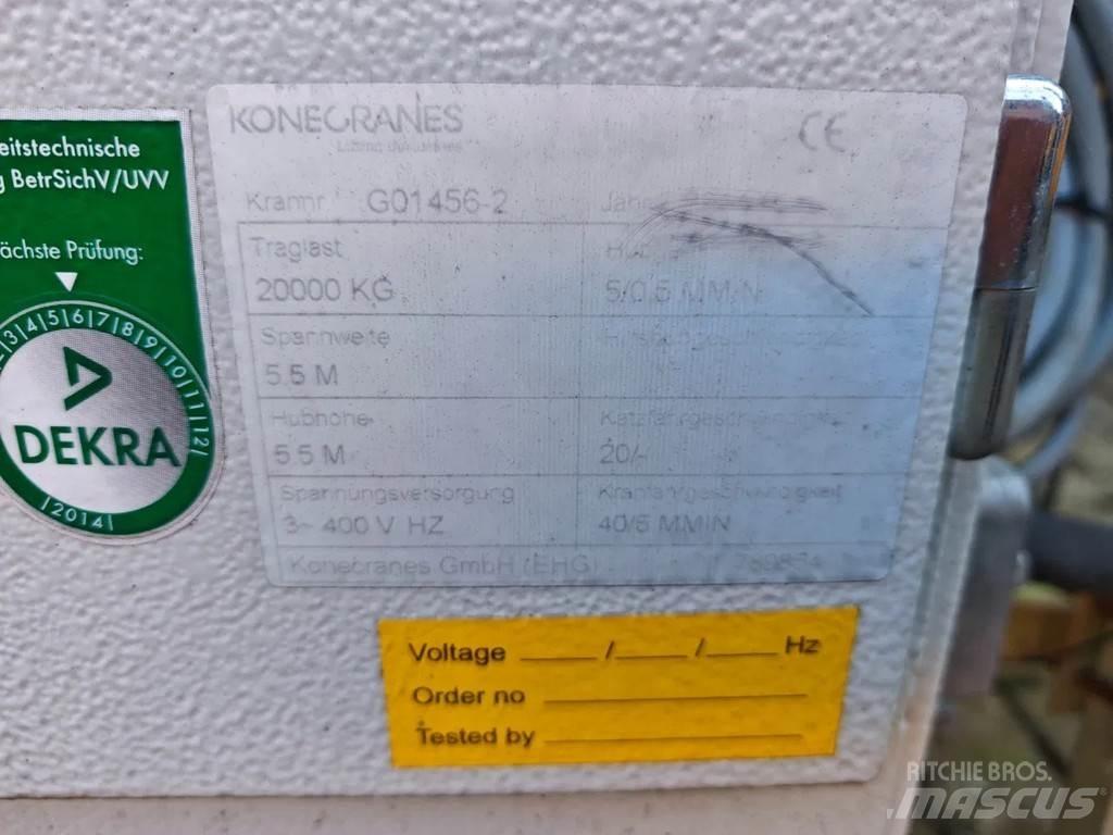 Konecranes 20 Ton Løbekran og portalkraner