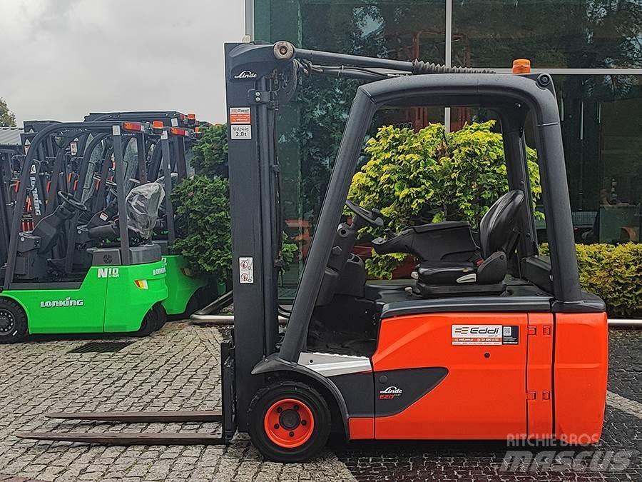Linde E20L-02 El gaffeltrucks