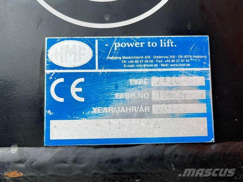 HMF 2420 K5 Lastbilmonterede kraner