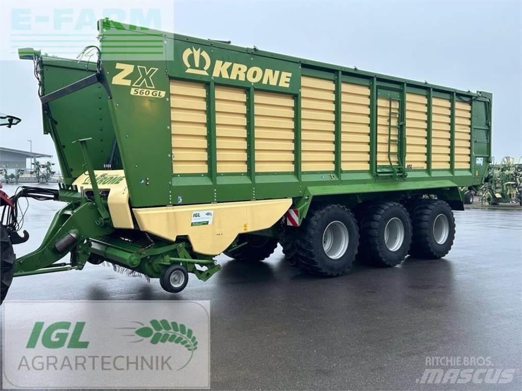 Krone zx 560 gl Sneglevogne