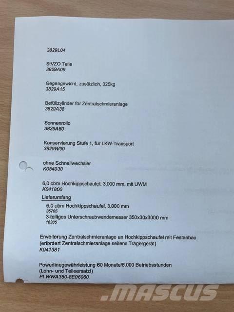 Komatsu WA 380-8 Læssemaskiner på hjul