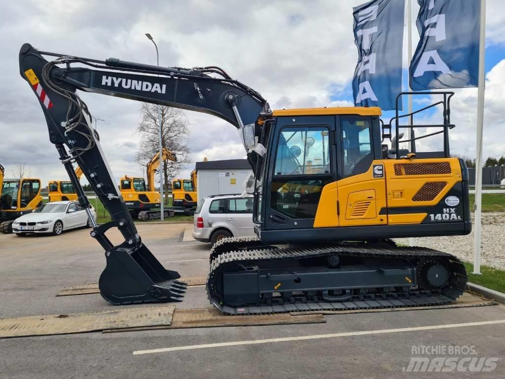 Hyundai HX140AL Gravemaskiner på larvebånd