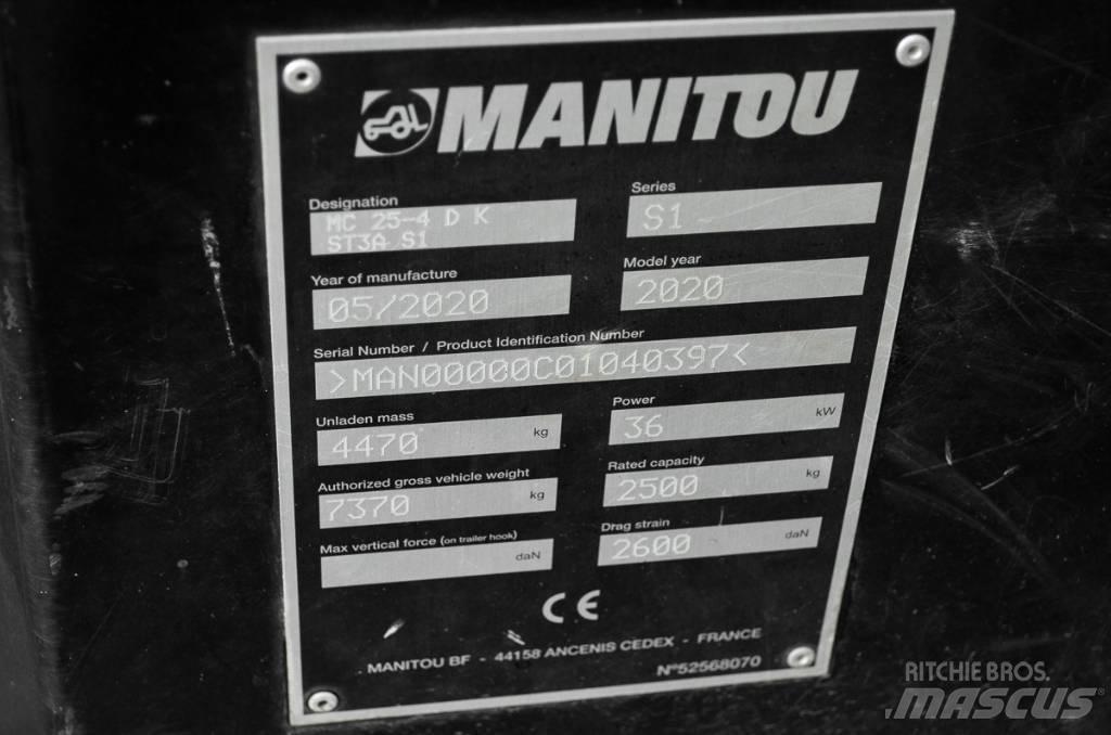 Manitou MC 25-4 Diesel gaffeltrucks