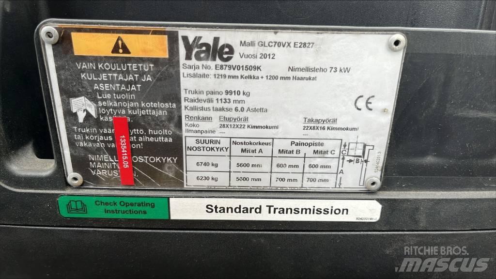 Yale GLP 70 GC LPG gaffeltrucks