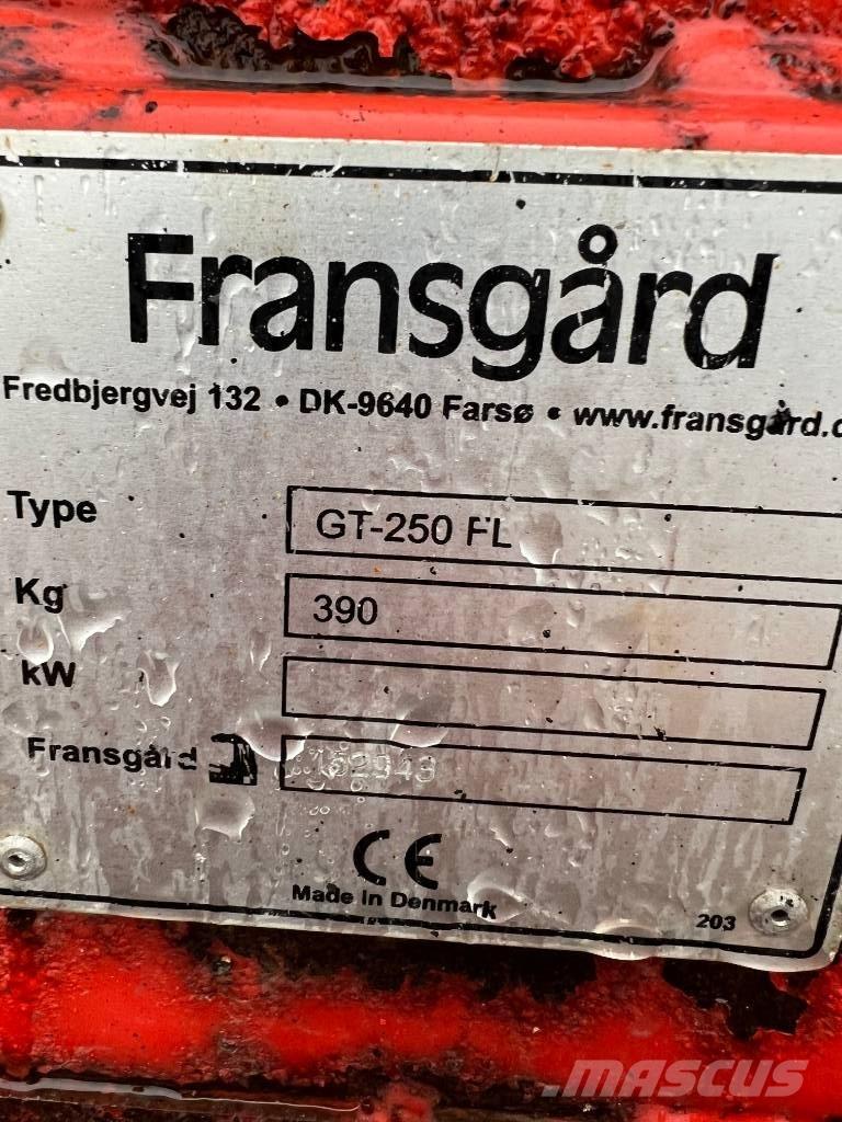 Fransgård GT 250 FL Sneskovle og -plove