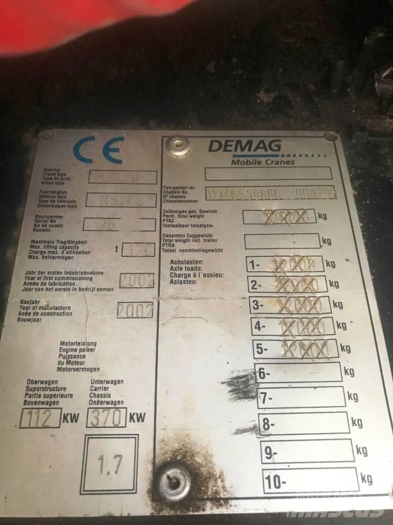 Demag AC 120 Kraner til alt terræn