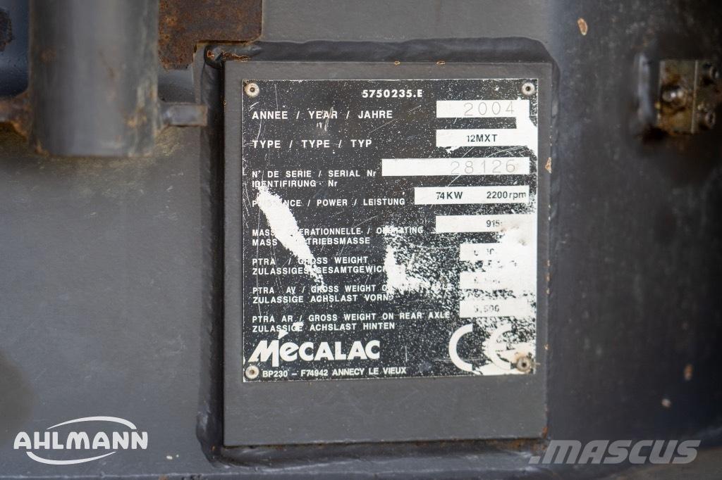 Mecalac 12 MXT Gravemaskiner på hjul
