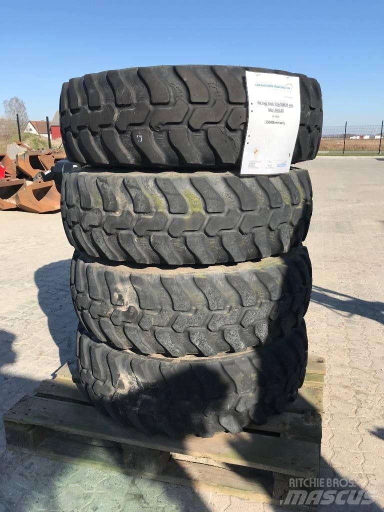 Dunlop 365/80R20 Dæk, hjul og fælge