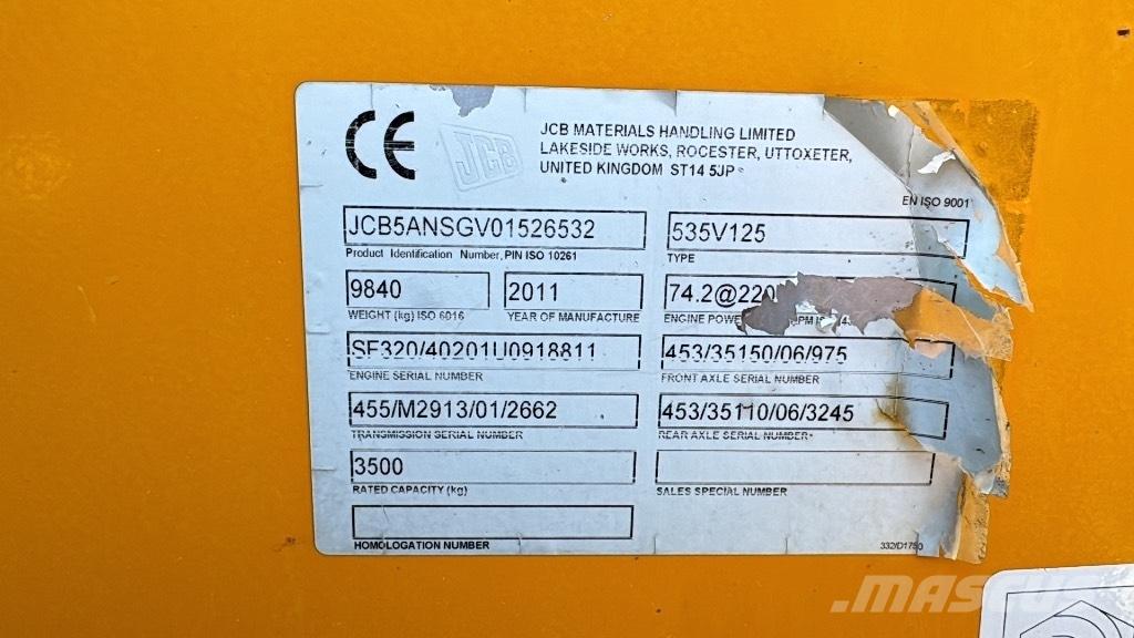 JCB 535-125 Hiviz Teleskoplæssere