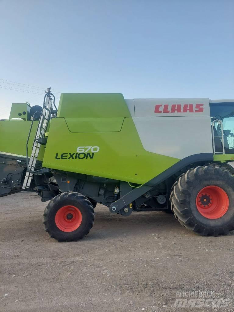CLAAS Lexion 670 Mejetærskere