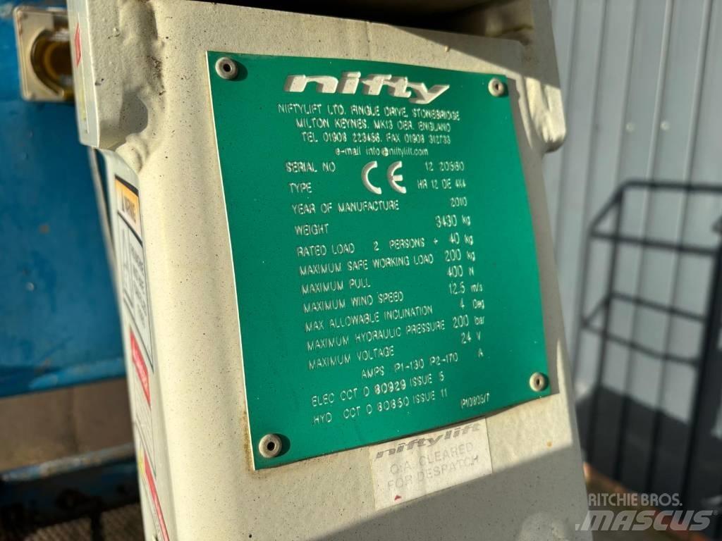 Niftylift HR 12 Bomlifte med knækarm