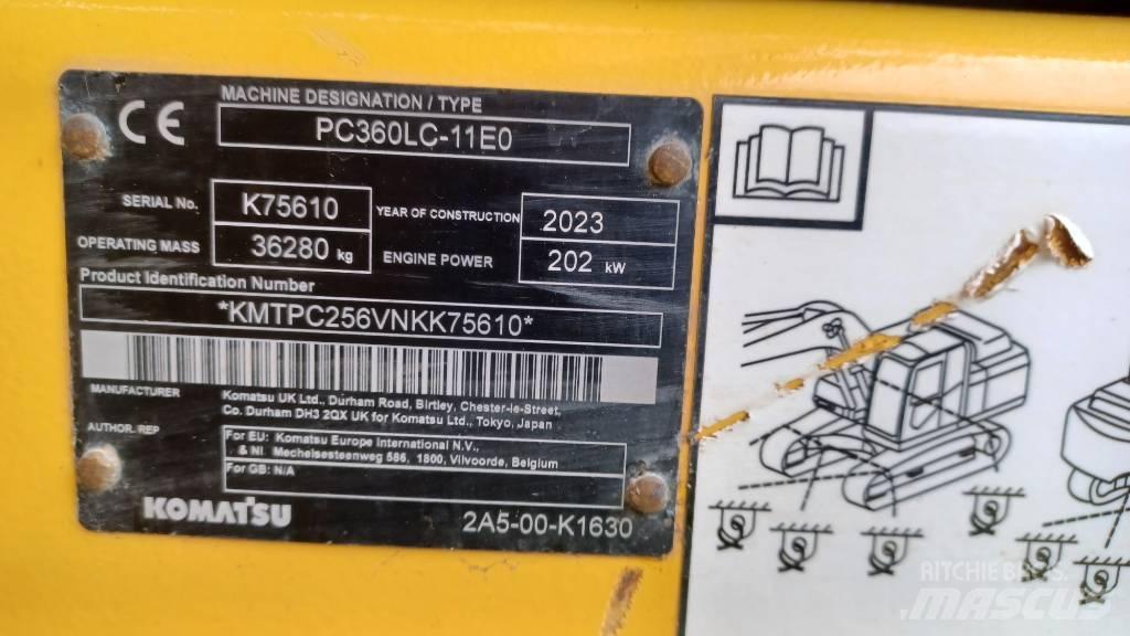 Komatsu PC360LC-11E0 Gravemaskiner på larvebånd