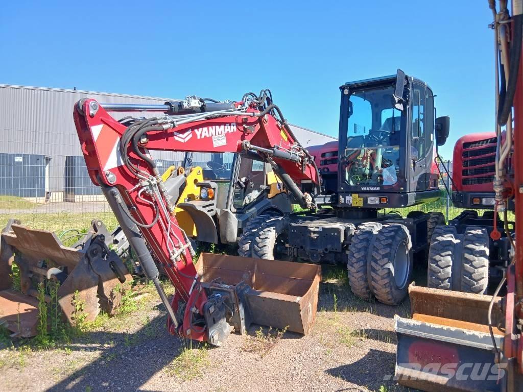 Yanmar B 75 W Gravemaskiner på hjul