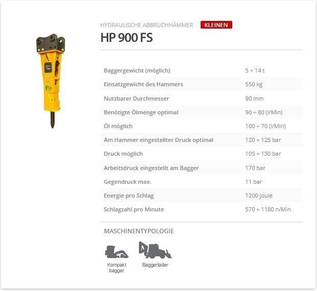 Indeco HP 900 FS Hydraulik / Trykluft hammere