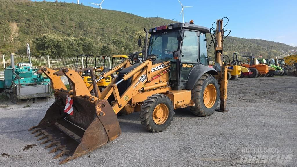 CASE 580 SR Rendegravere