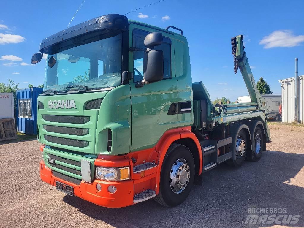 Scania G440LB 6x2 Lastbiler med containerramme / veksellad