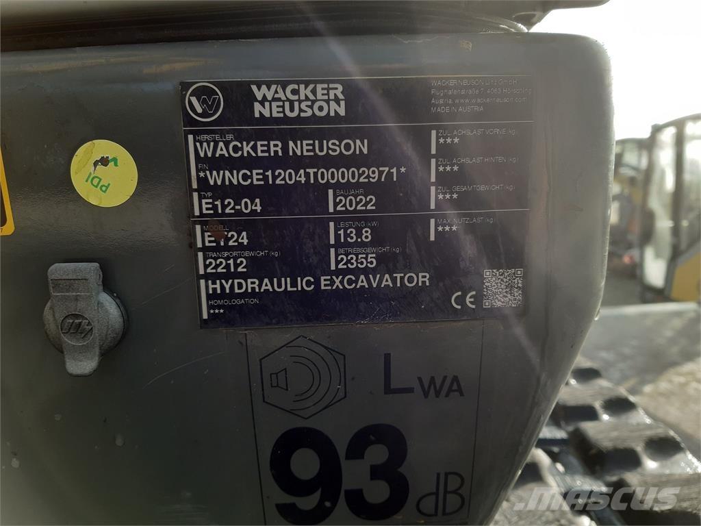 Wacker Neuson ET24 Gravemaskiner på larvebånd