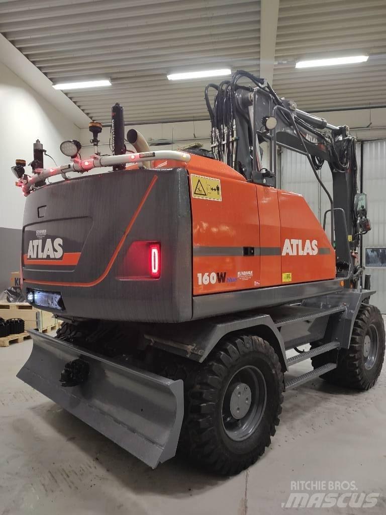 Atlas 160 W Gravemaskiner på hjul
