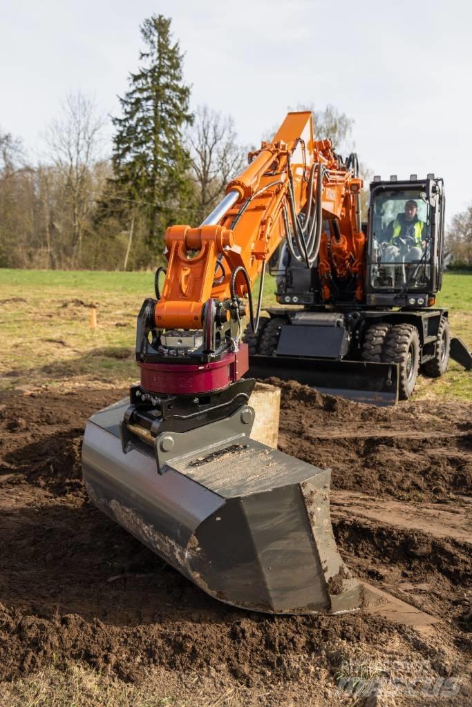 Hitachi ZX 150 W-7 Gravemaskiner på hjul
