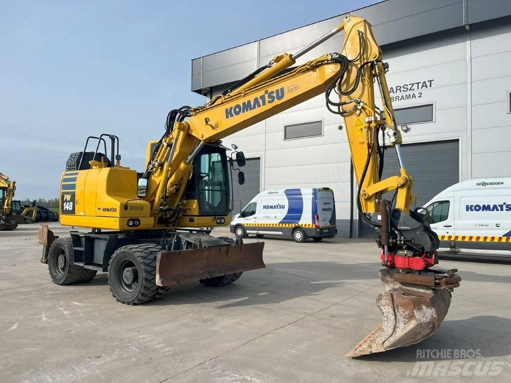 Komatsu PW 148-11 Gravemaskiner på hjul